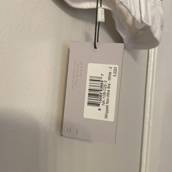 NWT Negative Underwear whipped wireless bra in white - Picture 9 of 15